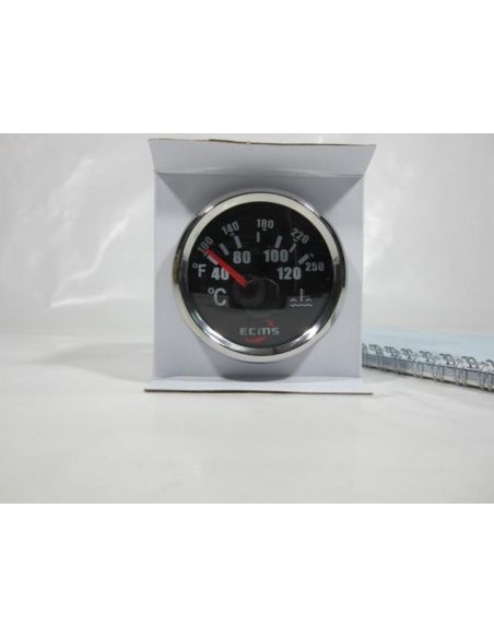 Reloj temperatura agua refrigerante bisel cromado EMCS
