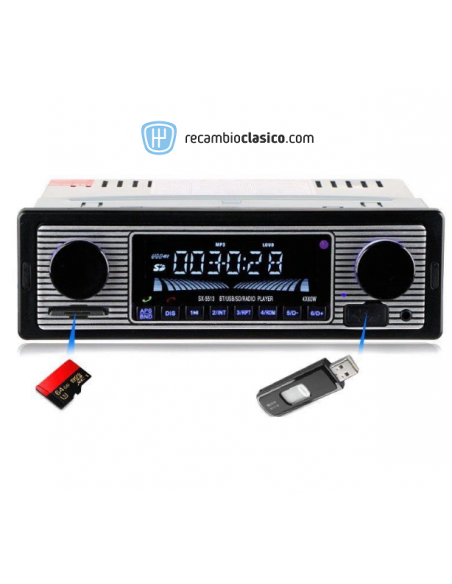 Comprar autoradio retro con MP3 USB online