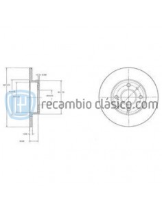 Comprar Disco de freno Alfa Romeo 33, 145 y 146 online