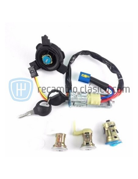 Comprar Juego de llaves, bombines y conmutador Peugeot 206