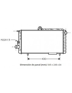 Comprar Radiador Alfa Romeo 33 online