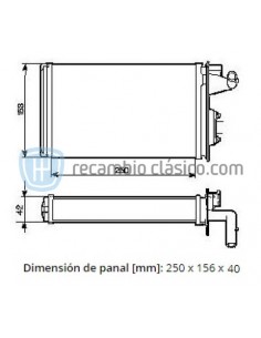 Comprar Radiador Calefactor FIAT Tipo/Tempra online