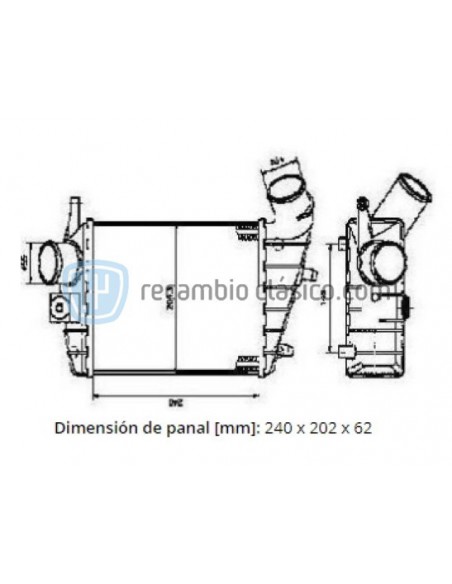 Comprar Intercooler ALFA ROMEO 156 y 155 online Comprar Intercooler ALFA ROMEO 156 y 155 online