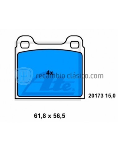 Comprar Juego de pastillas de freno Alfa Romeo Alfetta