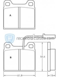 Comprar Pastillas de freno Alfa Romeo 75 online