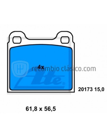 Comprar Juego de pastillas de freno Saab 99 online