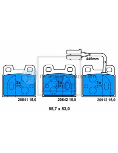 Comprar Pastillas freno Alfa Romeo 75, 90, Alfetta, Giulietta