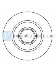 Comprar Disco de freno macizo Alfa Romeo 75, 90 y GTV online