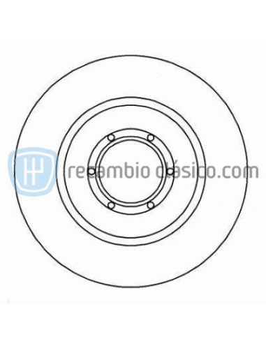 Comprar Disco de freno macizo Alfa Romeo 75, 90 y GTV online