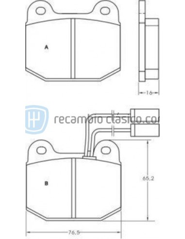 Comprar pastillas de freno Alfa Romeo 75, 90, RZ y SZ online