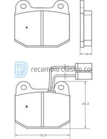 Comprar pastillas de freno Alfa Romeo 75, 90, RZ y SZ online