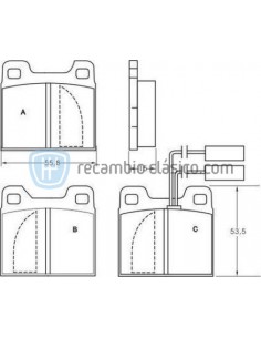 Comprar Juego pastillas de freno Alfa Romeo 75, 90, Alfetta