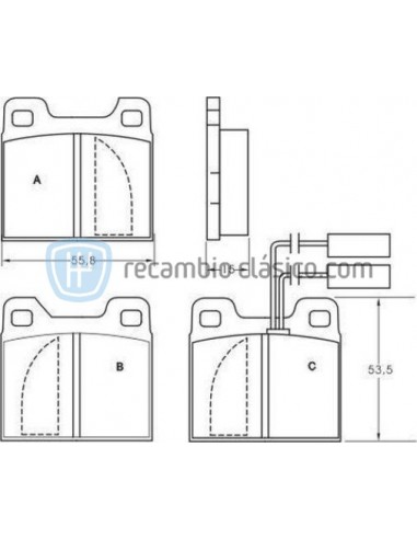 Comprar Juego pastillas de freno Alfa Romeo 75, 90, Alfetta