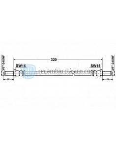 Comprar Latiguillo de freno Alfa Romeo 2000, GT, GTA, Montreal