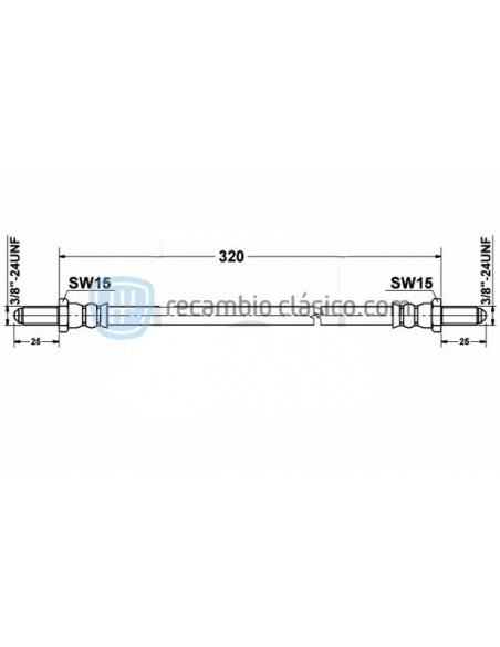 Comprar Latiguillo de freno Alfa Romeo 2000, GT, GTA, Montreal