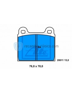 Comprar Pastillas de freno Alfa Romeo 2000 y Spider online