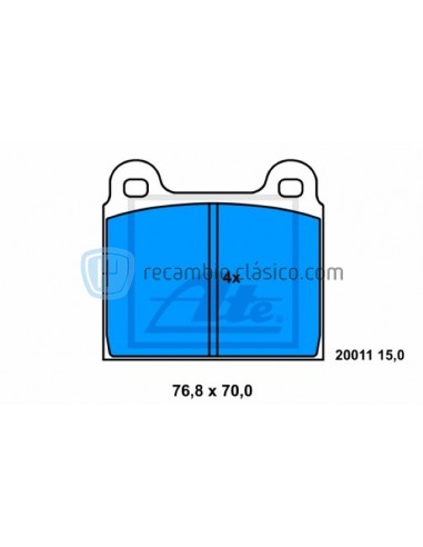 Comprar Pastillas de freno Alfa Romeo 2000 y Spider online