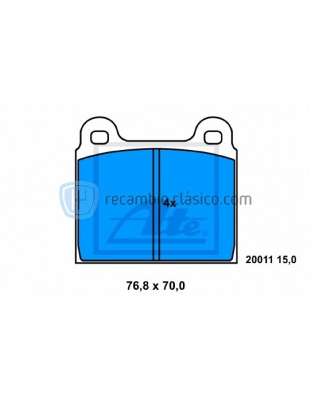 Comprar Pastillas de freno Alfa Romeo 2000 y Spider online