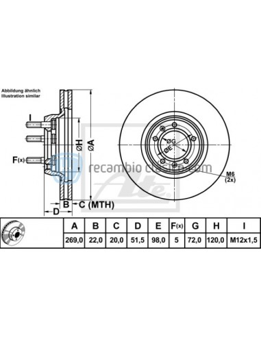 Comprar Discos freno Alfa Romeo 75, 90, GTV y Giulietta online