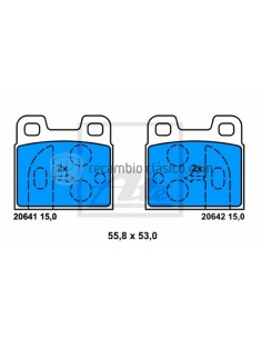 Comprar Pastillas freno Alfa Romeo Alfetta, Giulietta, GTV y