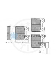 Comprar Pastillas freno Alfa Romeo Alfetta, Giulietta, GTV