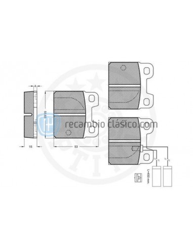 Comprar Pastillas freno Alfa Romeo Alfetta, Giulietta, GTV