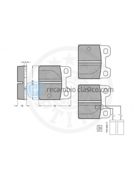 Comprar Pastillas freno Alfa Romeo Alfetta, Giulietta, GTV