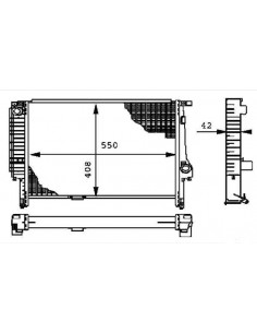 Comprar Radiador refrigeración BMW E36 325 TDS 93- online