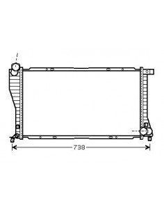 Comprar Radiador refrigeración BMW E39 520 / 525 / 530 D 98-04