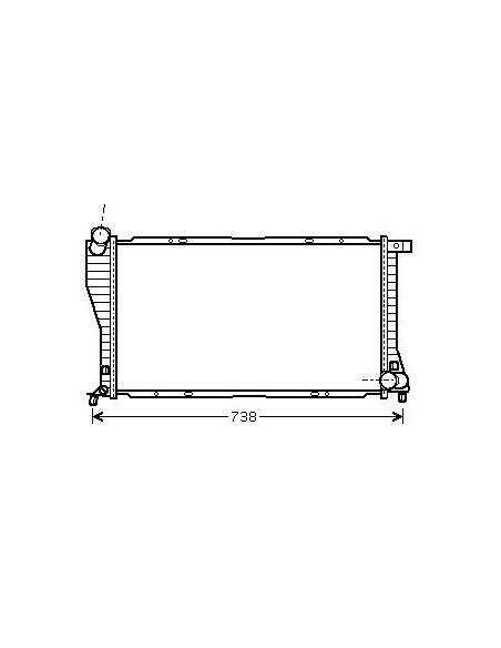 Comprar Radiador refrigeración BMW E39 520 / 525 / 530 D 98-04