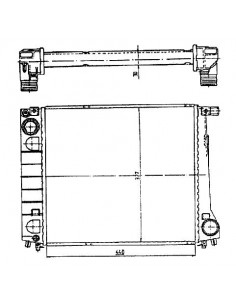 Comprar Radiador refrigeración BMW E30 320i/325i 6cyl 87- online