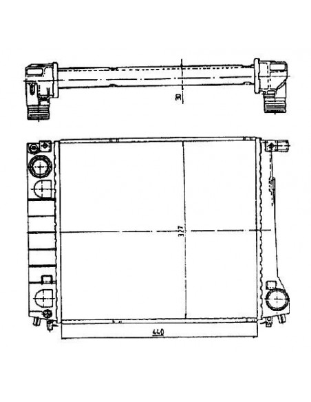 Comprar Radiador refrigeración BMW E30 320i/325i 6cyl 87- online