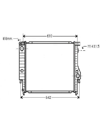 Comprar Radiador refrigeración BMW E30 325i 83-89 / 324 TD