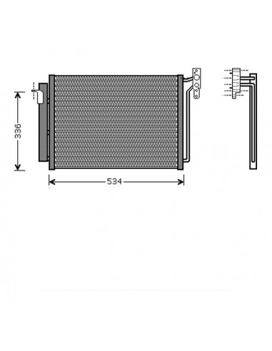 Comprar Condensador A/C BMW X5 (E53) 3.0/4.4/4.6/4.8/3.0 d
