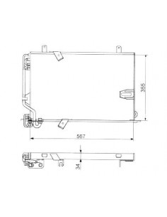 Comprar Condensador A/C BMW E34 525 TDS 89- online