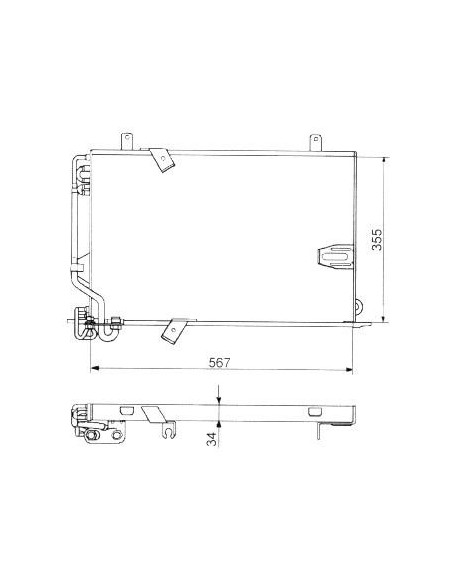 Comprar Condensador A/C BMW E34 525 TDS 89- online