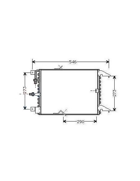 Comprar Condensador A/C BMW Serie 5 E28 518 i / 535 i / 524 td