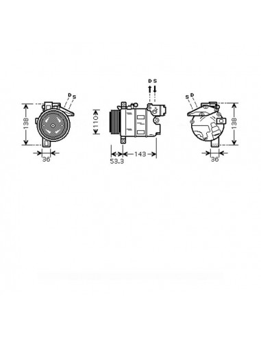 Comprar Compresor aire acondicionado BMW (E46) 316/318 00-07 /
