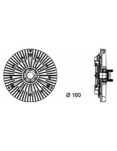 Comprar embrague viscoso de ventilador Visco BMW E36 320 i /
