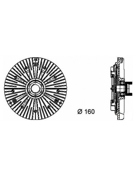 Comprar embrague viscoso de ventilador Visco BMW E36 320 i /