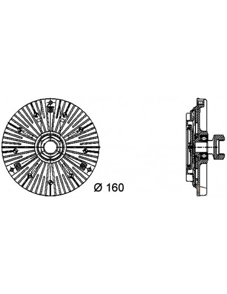 Comprar embrague viscoso de ventilador BMW E36 325 td / 325 tds