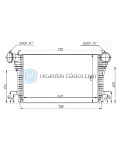 Comprar intercooler AUDI A3 1.9TDi online