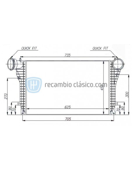 Comprar intercooler AUDI A3 1.9TDi online