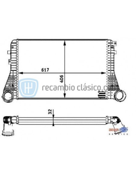 Comprar intercooler AUDI A3 online