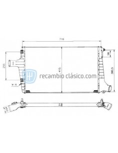 Comprar Intercooler AUDI A6 2.5 TDI online