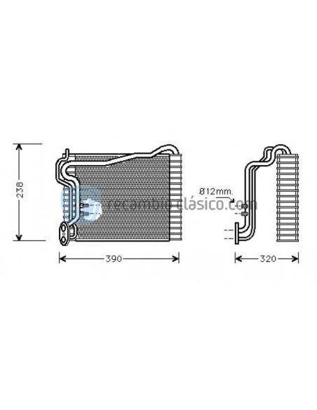 Comprar Evaporador AUDI 80 IV online