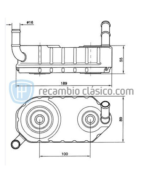 Comprar Radiador de aceite AUDI A3 1.9 TDI online