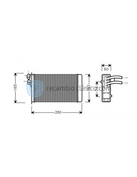 Comprar Radiador Calefacción AUDI 80, 90 y Cabriolet online