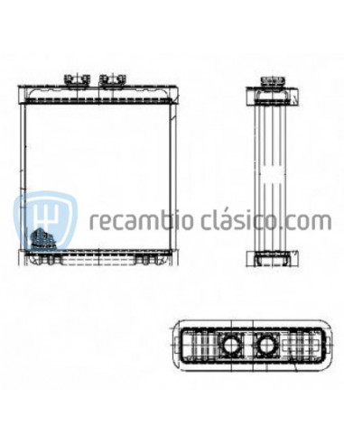 Comprar Radiador Calefacción AUDI A2 online