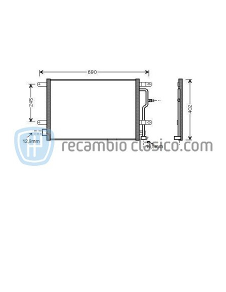 Comprar Condensador AUDI A4 MKII online